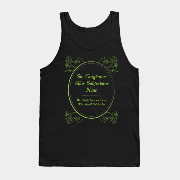 Addams Family Credo- Tank Top by Pixel Paragon